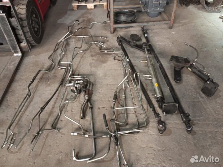 Комплект тяг и трубок рул. управления Камаз 4 оси