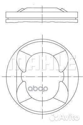 Поршень d77 BMW 1/3 F20/F21/F30/F31/F80 1.6 N1