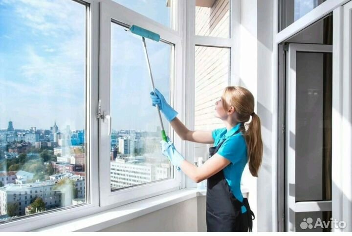 Мытье окон. Уборка дома. Квартиры