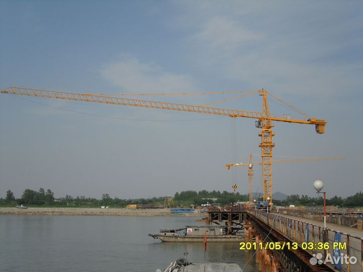 Башенный кран dahan QTZ125 (6015) с оголовком