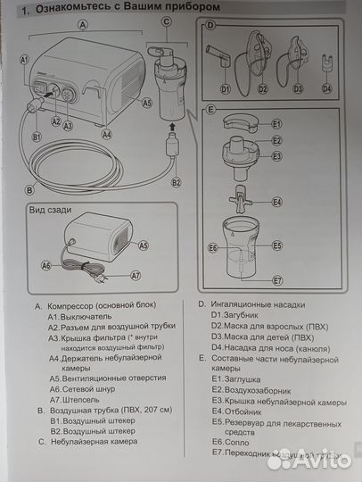 Ингалятор небулайзер омрон с 28