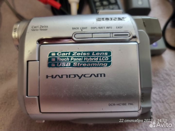 Видеокамера sony dcr-nc 18e mini dv