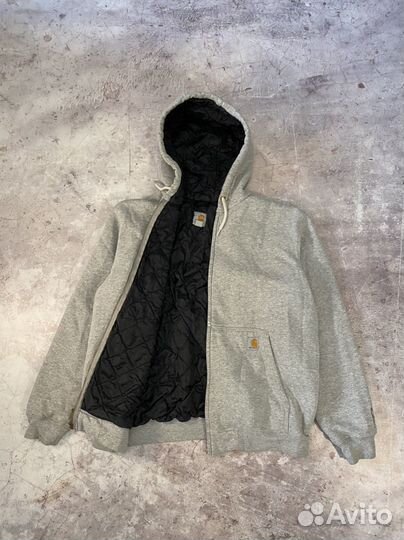 Vintage Quilt-Lined Carhartt Hoodie