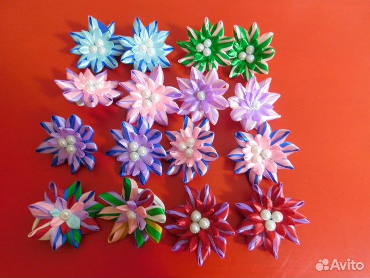 Бантики для девочек ручной работы