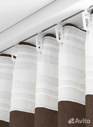 Шторы рогожка 2 штуки