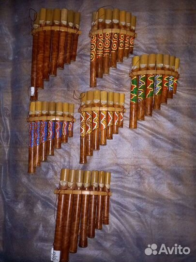 Пан-флейта и др.флейты из разных стран халкур фкэр
