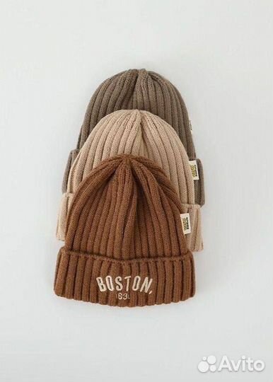 Шапка Бостон детская демисезонная до 2 лет