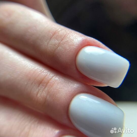 Маникюр+покрытие однотонное