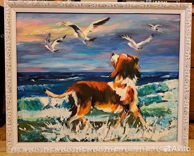 Картина маслом Морской пейзаж