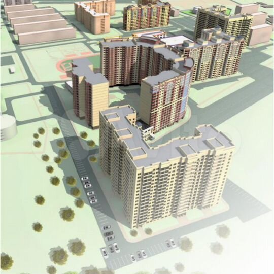 2-к. квартира, 66,3 м², 15/15 эт.