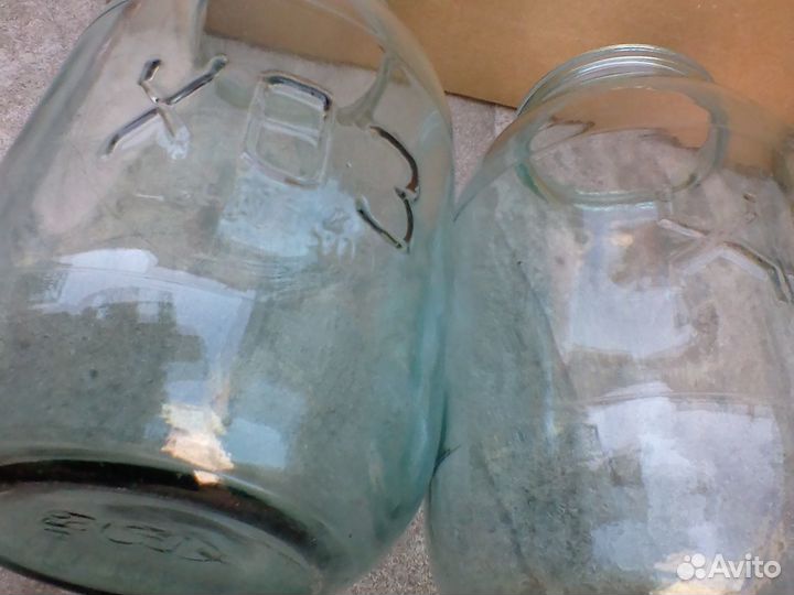 Банка стеклянная ретро СССР