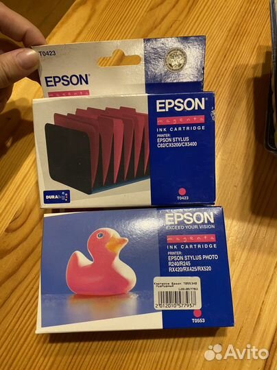 Картриджи epson