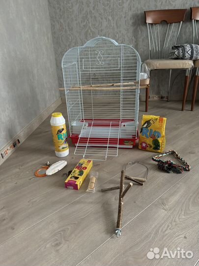 Клетка для птиц (для среднего попугая)