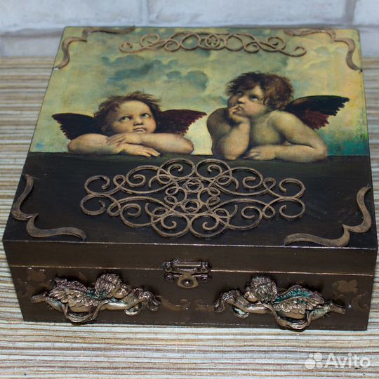 Шкатулка: Ангелы Сикстинской Мадонны