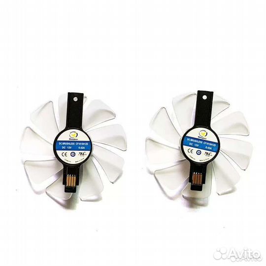 Вентиляторы для видеокарт Sapphire Nitro 95 мм LED