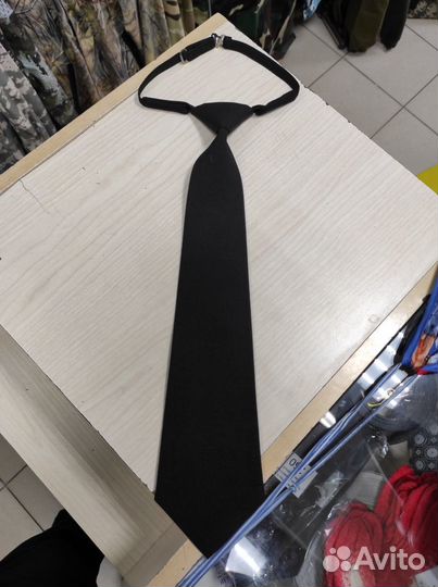 Галстук черный форменный