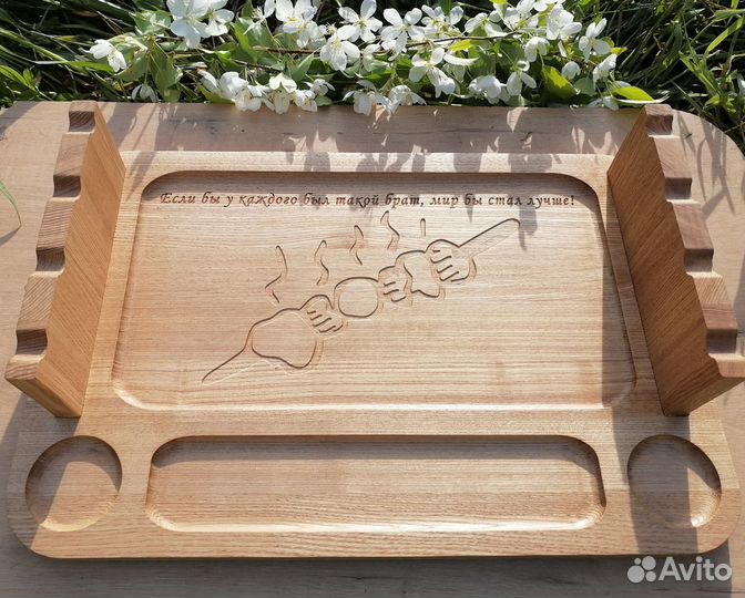 Поднос для подачи шашлыков