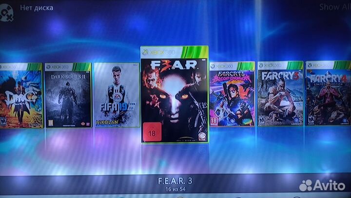 Xbox 360 прошитый 65игр 500гб