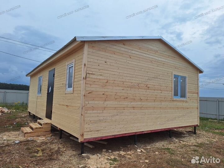 Каркасный дом 6х9м