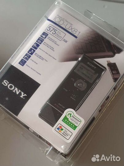 Диктофон Sony icd-ux81