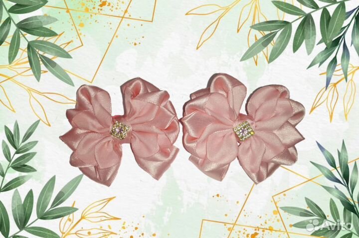 Бантики ручной работы с резиночками