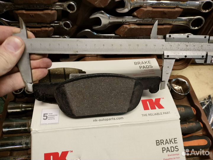 Колодки передние renault logan 2