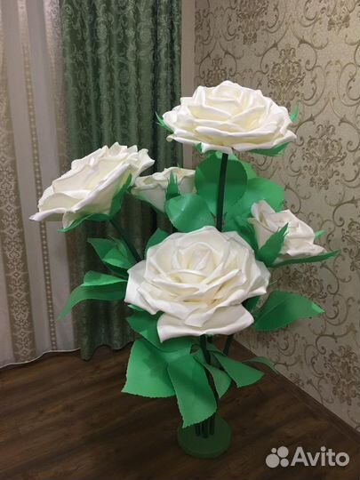 Цветы из изолона