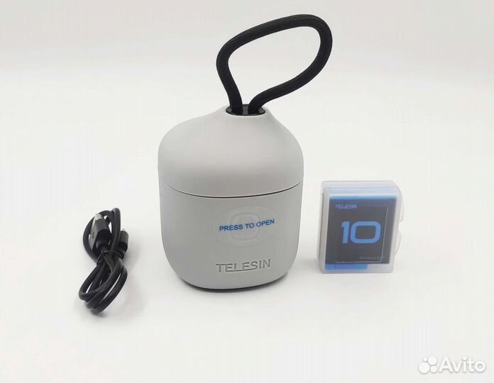 Зарядка GoPro 10/9 Telesin Allin и акб GoPro 10/9