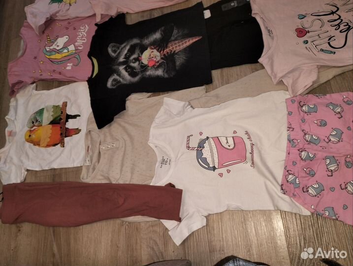Пакетом летние вещи на р 104-110 4-5 лет 16 шт