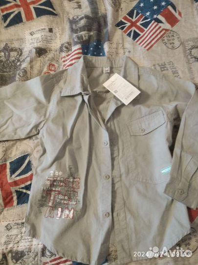 Рубашка для мальчика 116