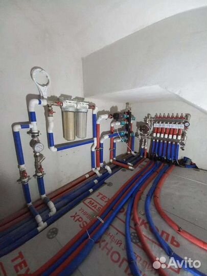 Монтаж систем отопления водопровода канализации