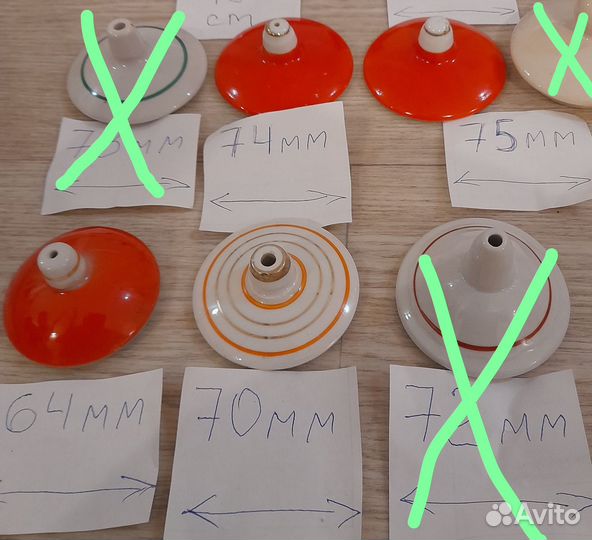 Крышки от заварочных чайников и сахарниц