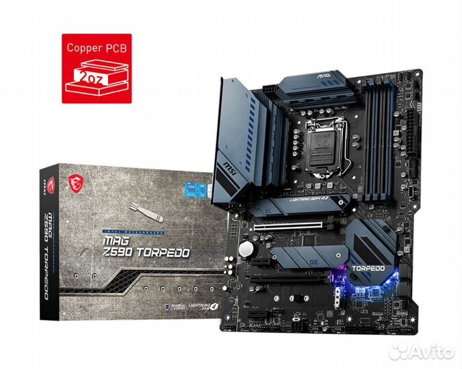 Комплект i7-10700F+ MSI MAG Z590 torpedo LGA1200