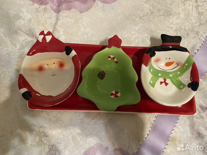 Новогодний набор посуды