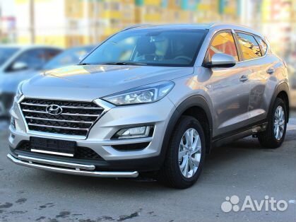 Защита бампера Хендай Туссан 2018-наст.вр