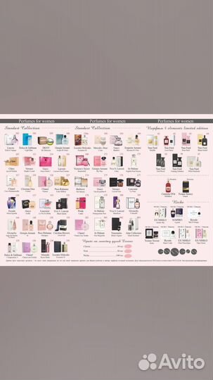 Духи женские и мужские