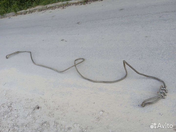 Трос буксировочный металлический для грузовых авто