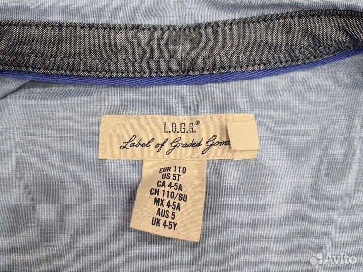 Рубашка H&M для мальчика 110 размер