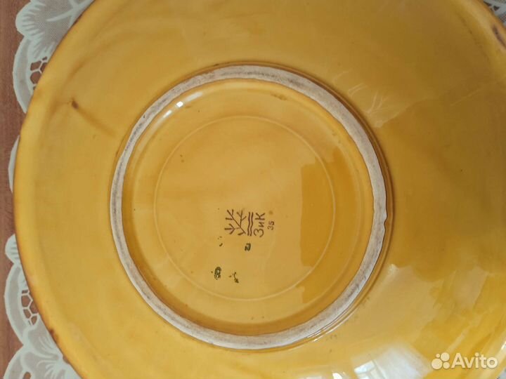 Блюдо керамика СССР