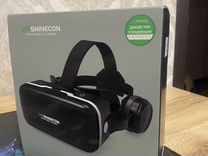 VR Шлем наушники + джойстик. VR shinecon