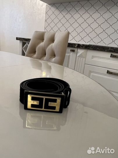 Ремень женский кожаный черный