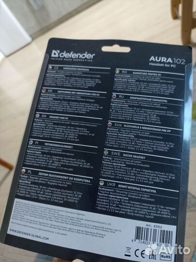 Гарнитура наушники с микрофоном