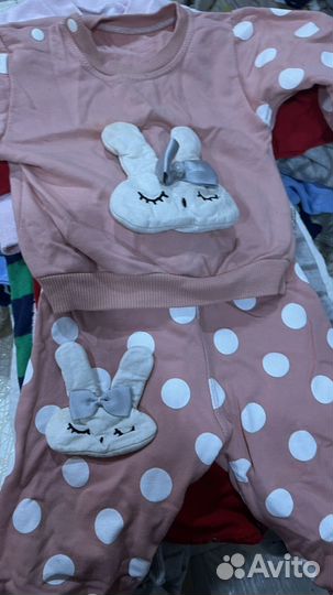 Вещи пакетом на девочку до года