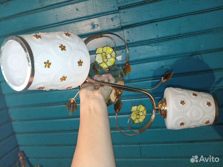 Люстра потолочная бу