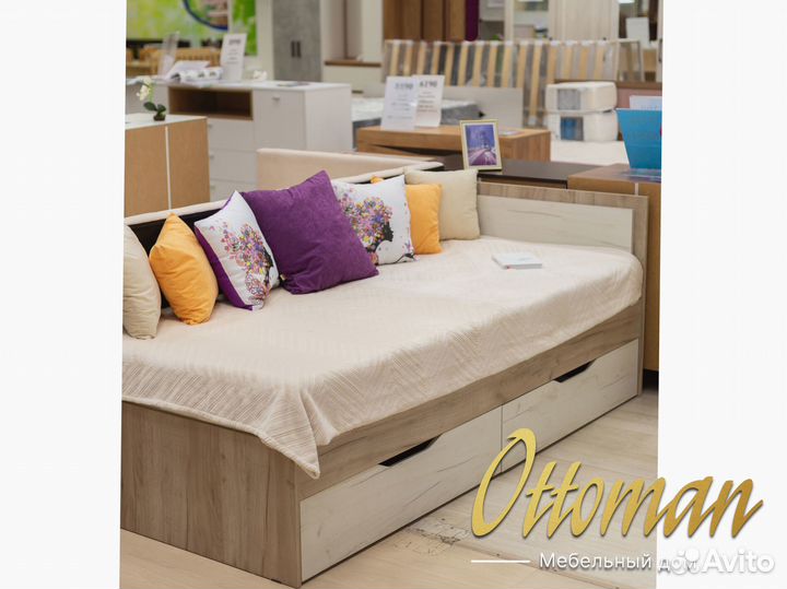 Кровать Гармония односпальная с матрасом