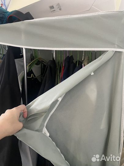 Складной каркасный тканевый шкаф