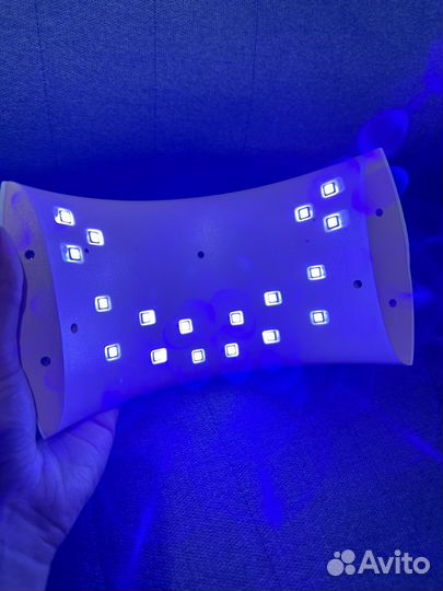 Лампа SUN UV/LED сенсорная с гель лаками