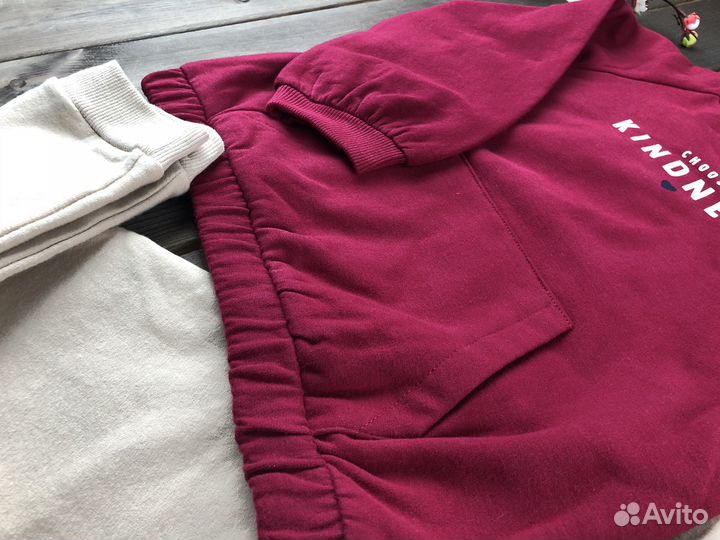 Теплый Костюм для девочки на флисе Италия