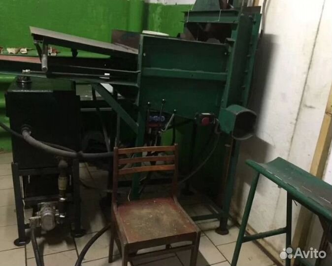 Пресс для производства грибных блоков