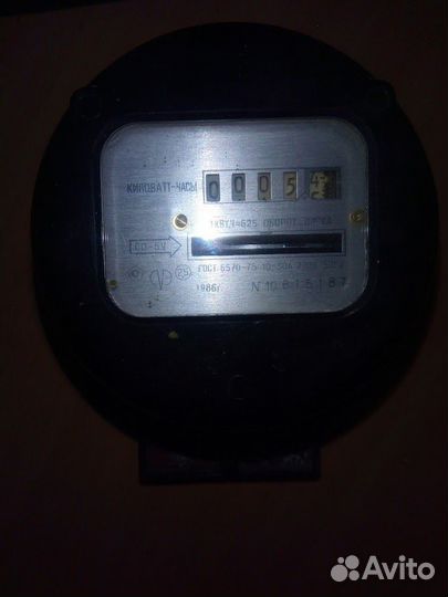 Электрический счетчик СССР